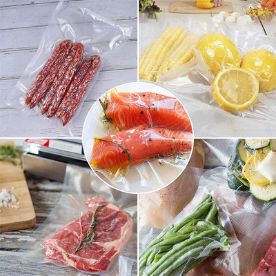 بسته بندی مواد غذایی پلاستیکی وکیوم نایلونی شفاف مهر و موم حرارتی درجه غذا برای کیسه های گوشت ماهی