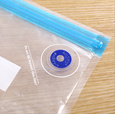 Food Vauum Storage Zip Lock Sous Vide Bags PA دسته پمپ PE کیسه های برجسته