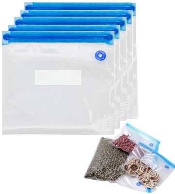 کیسه های بسته بندی زیپ کامپوزیت کیسه های مواد غذایی قابل آب بندی مجدد SGS Vacuum Sealer