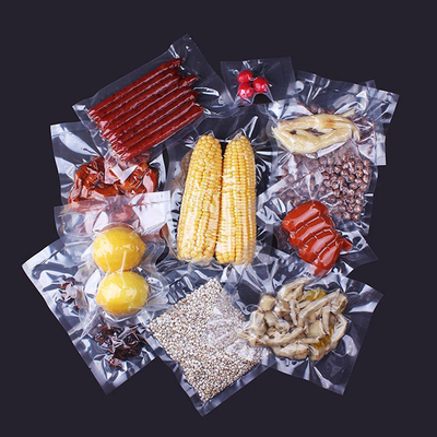 QS SGS Vacuum Sealer کیسه غذای سفارشی کیسه وکیوم بسته بندی پلاستیکی