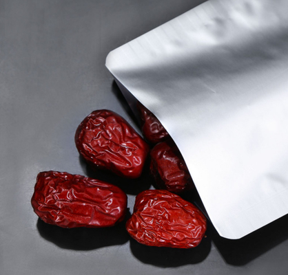 Metalized Mylar Food Storage Pouch Sliver Heat Seal Pouches مقاوم در برابر نور