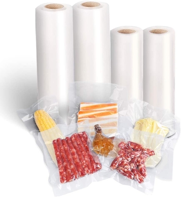 PA PE 3 Side Seal Vacuum Bag For Food Meat کیسه بسته بندی غذاهای دریایی