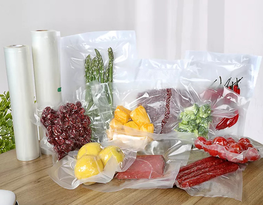 کیسه های جاروبرقی برجسته Sous Vide برای کیسه های ذخیره سازی نایلونی خلاء نایلونی Saver